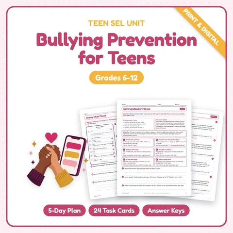 Bullying Prevention Activities cover