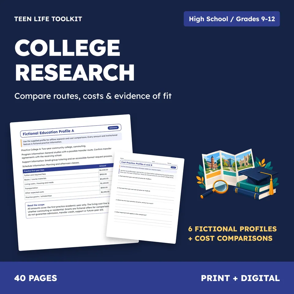 College Research Project cover
