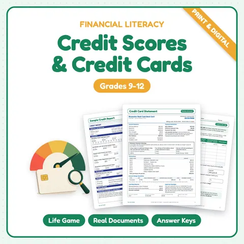 Credit Score Activities cover