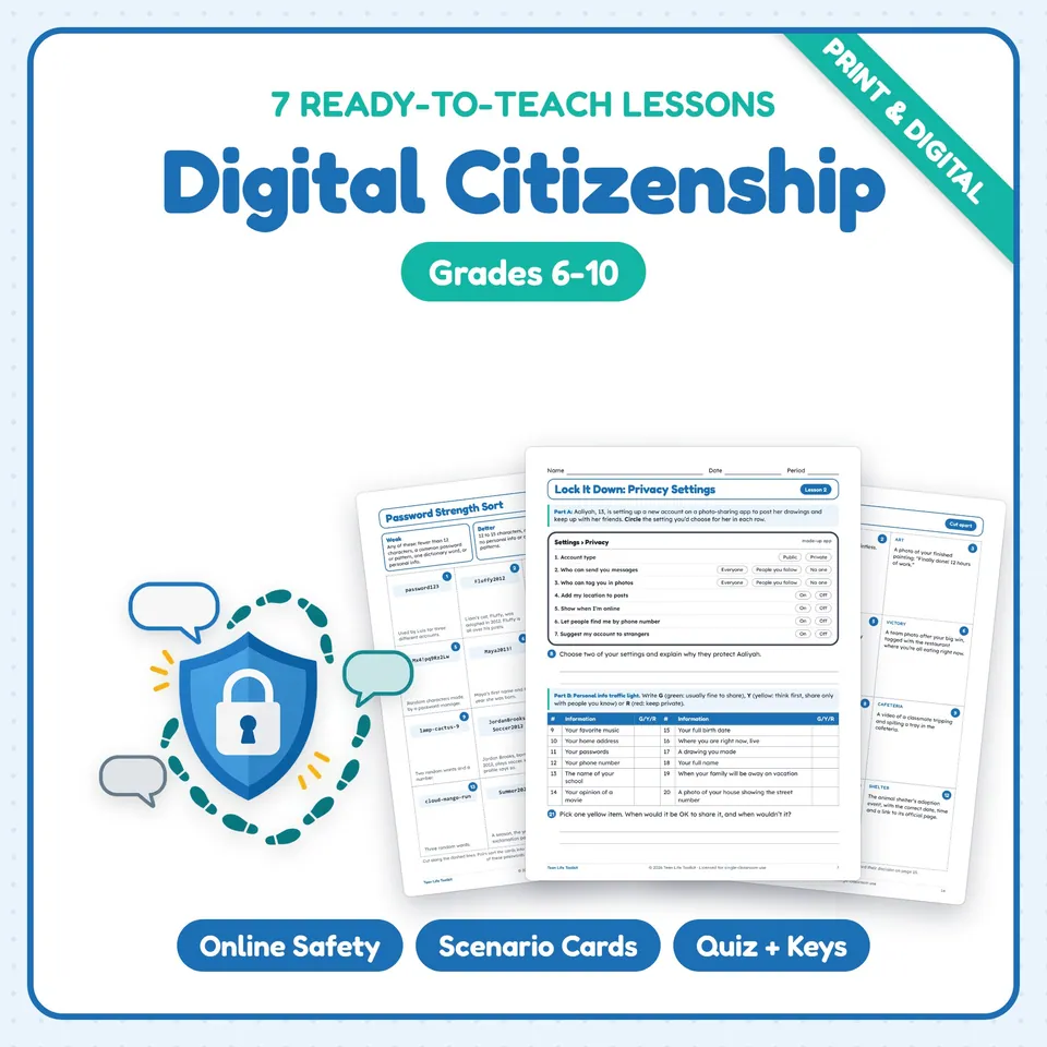 Digital Citizenship Lessons cover