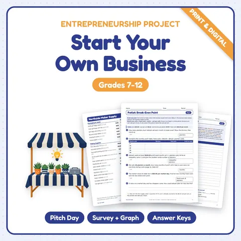 Entrepreneurship Project cover