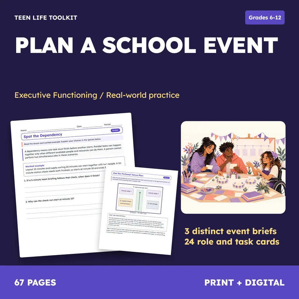 Executive Functioning Team Missions cover