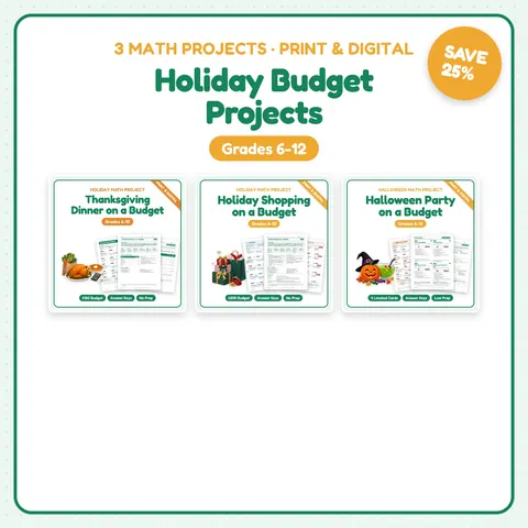 Holiday Budget Projects Bundle cover