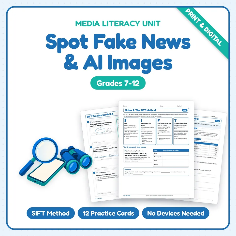 Media Literacy: Spot Fake News & AI Images cover