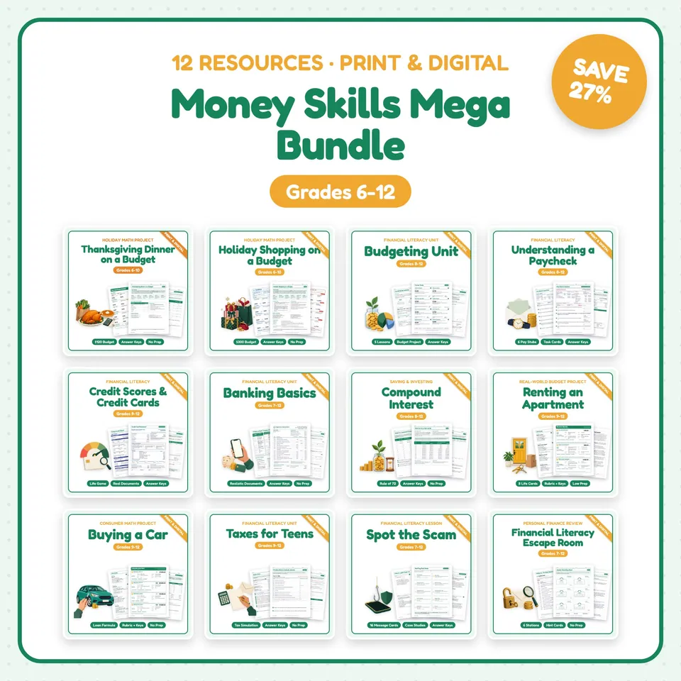 Financial Literacy Bundle cover