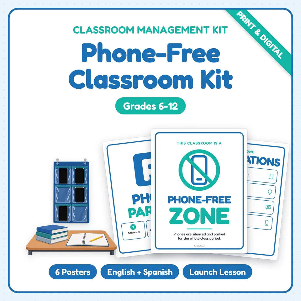 Cell Phone Policy Classroom Kit cover