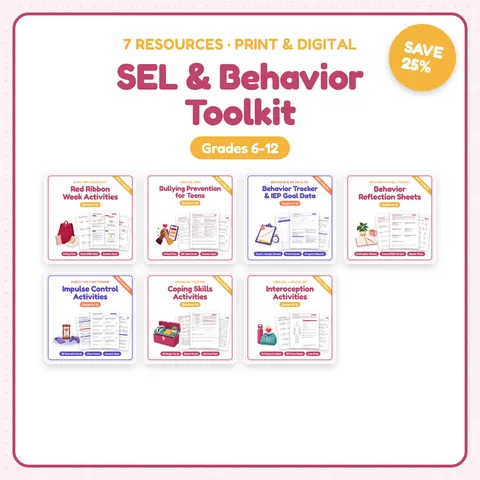 SEL & Behavior Bundle cover