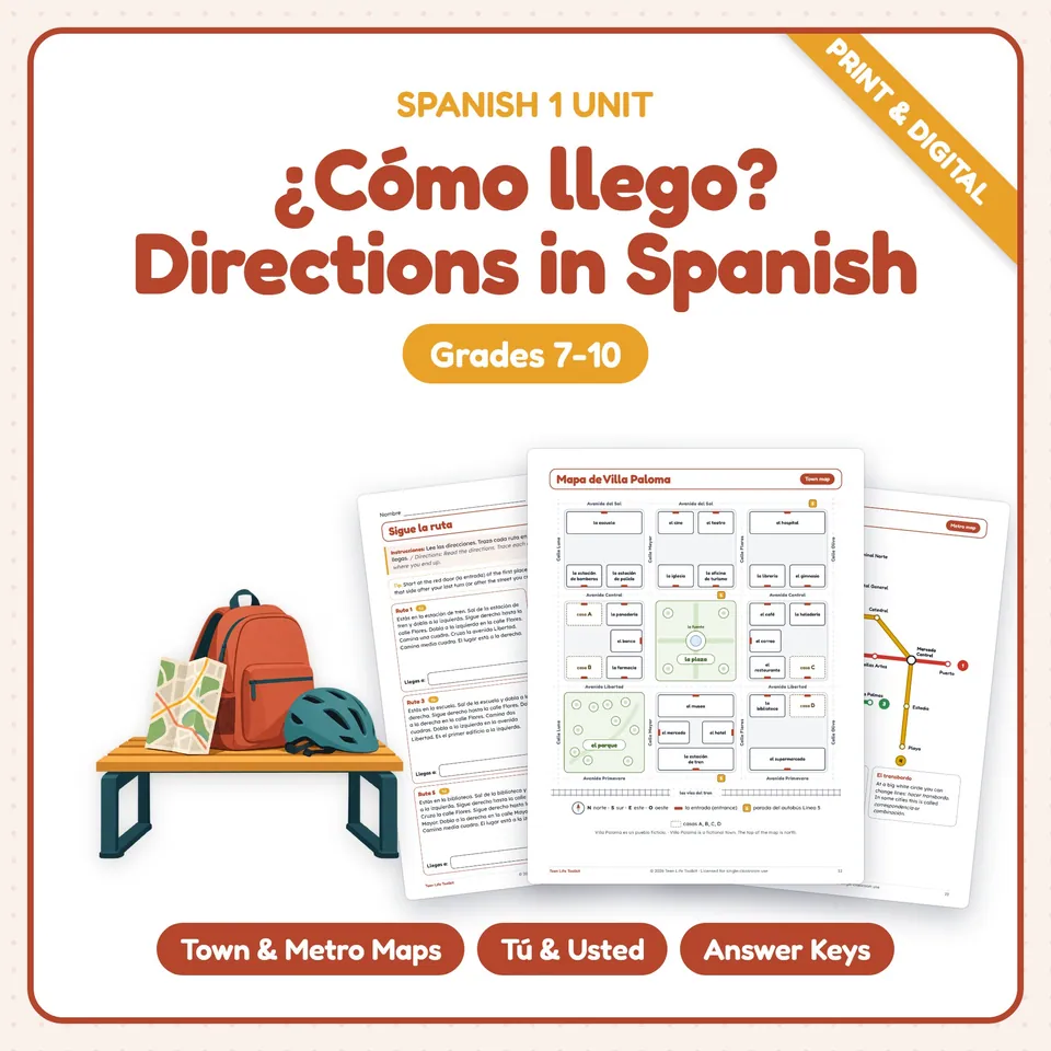 Directions in Spanish cover