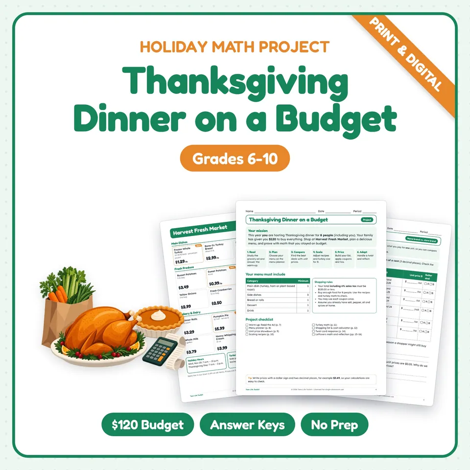 Thanksgiving Dinner on a Budget cover