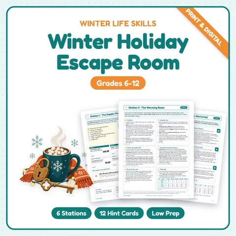 Winter Holiday Escape Room cover