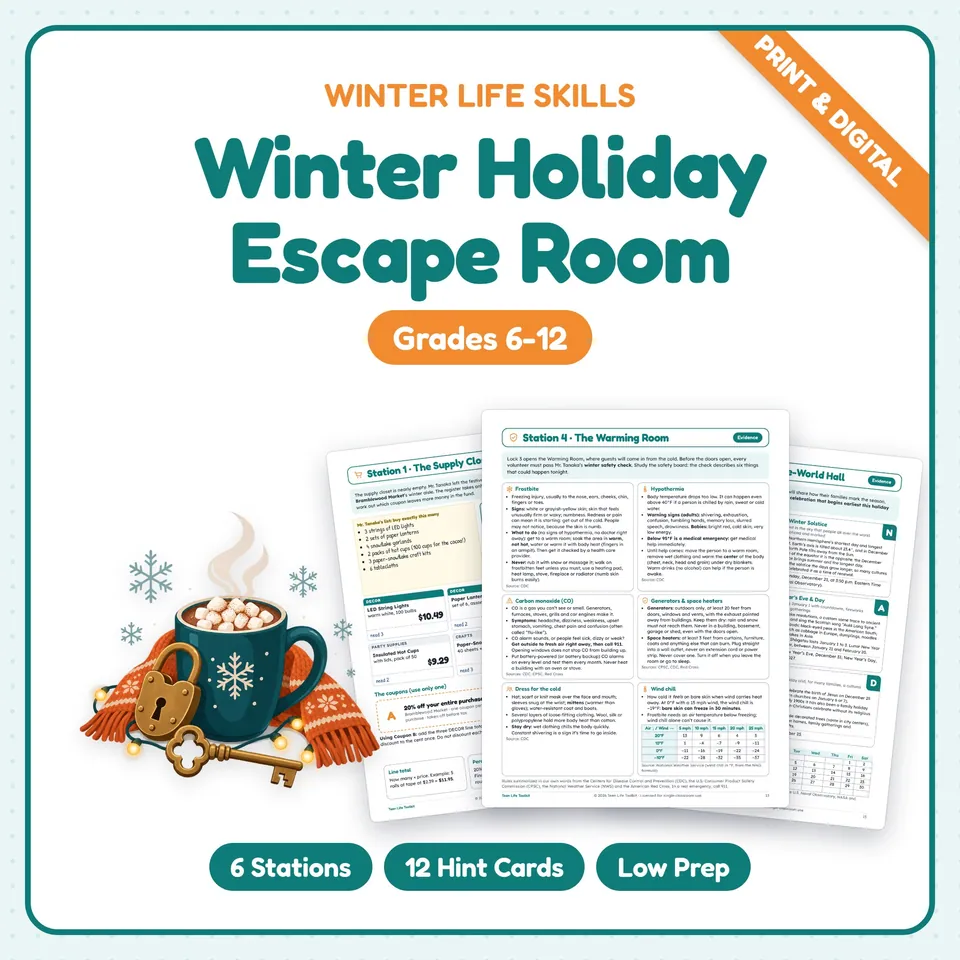 Winter Holiday Escape Room cover