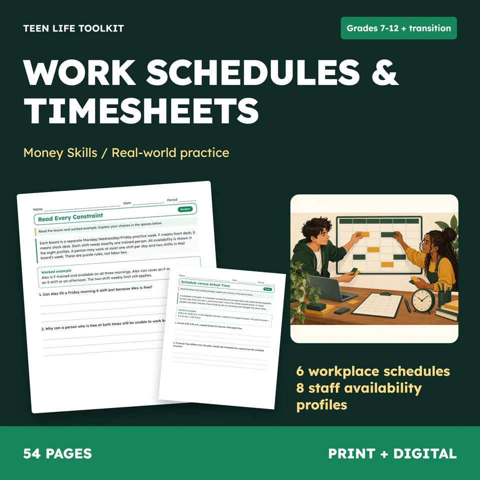 Work Schedules & Timesheets cover